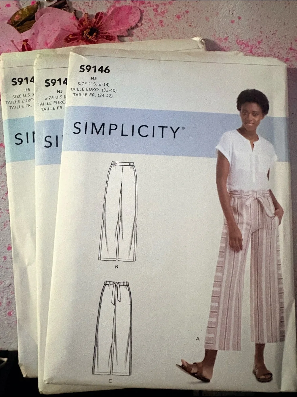 BN UNCUT SIMPLICITY 9046 H5 PANTS GUOCHOS SEWING PATTERNS